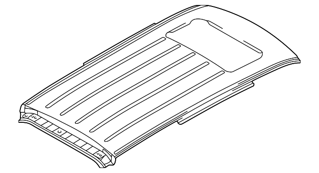 0K555-70601 Деталь ROOF PANEL