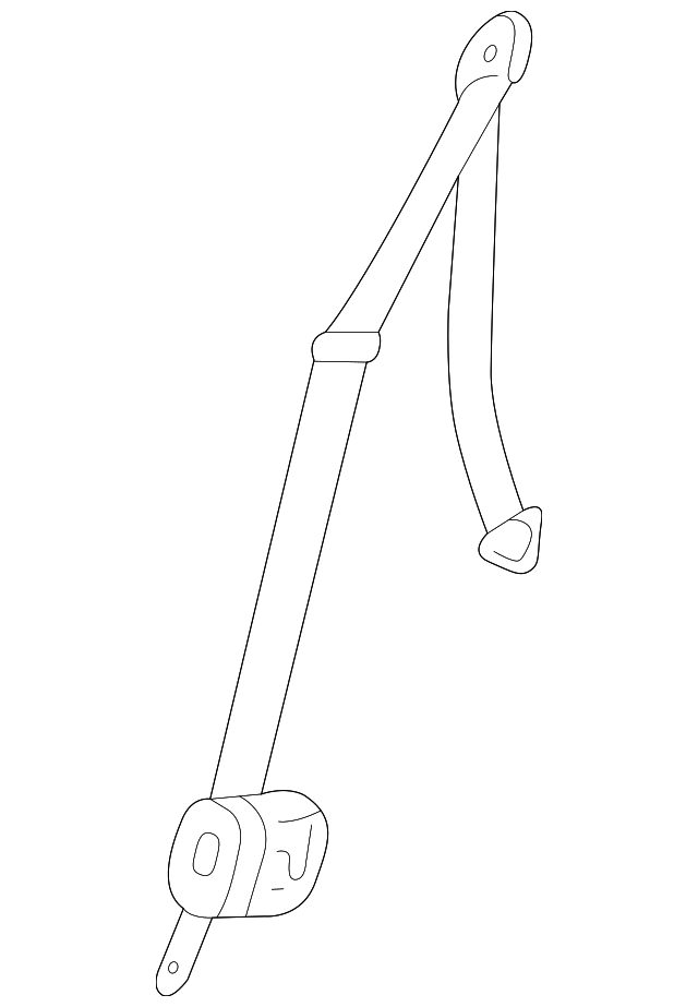 88950116 BELT & RETRACTOR