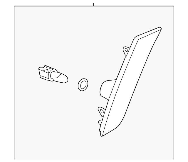 20874072 Деталь SIDE MARKER LAMP, RIGHT