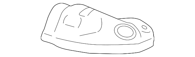 44651AD800 UPPER COVER, LEFT