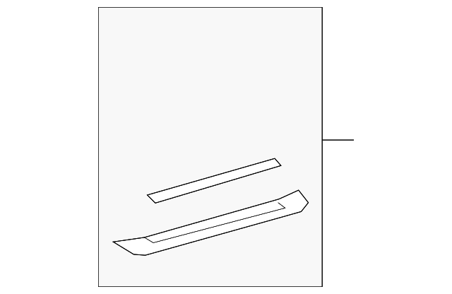 67911-48080-C0 Деталь SCUFF PLATE, RIGHT