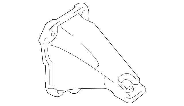 1165166D00 Деталь ENGINE BRACKET, LEFT