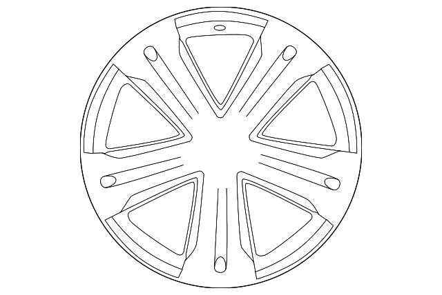 42611-48430 Деталь WHEEL, ALLOY