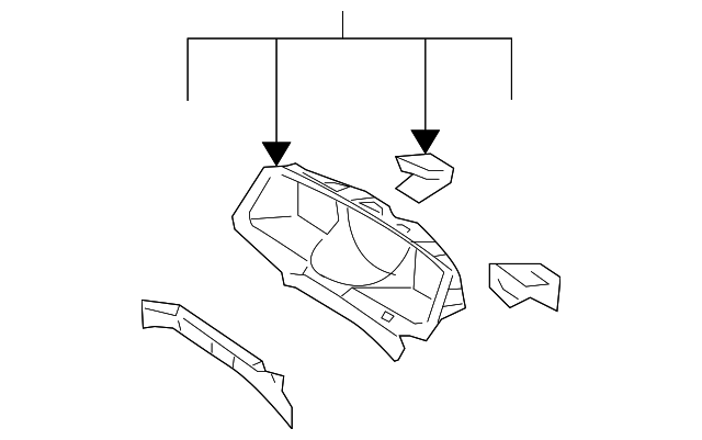 84830-1F000 Деталь CLUSTER BEZEL