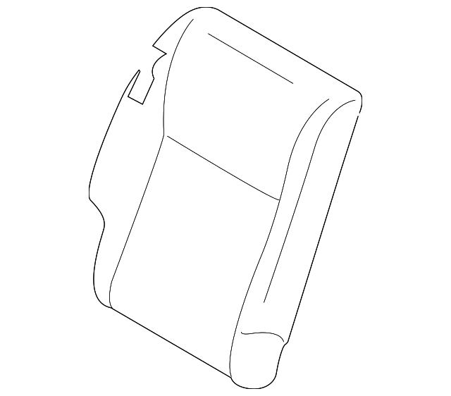 88611-1KC0D SEAT BACK PAD, RIGHT