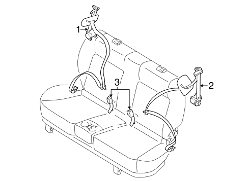 Baja REAR SEAT BELTS