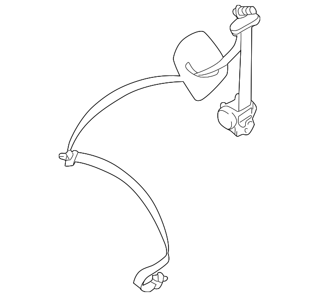 64661AE11AML Деталь OUTER BELT ASSY, LEFT