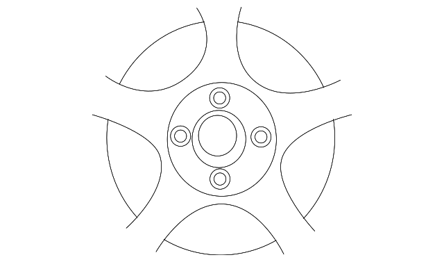 MN100368 Деталь WHEEL, ALLOY