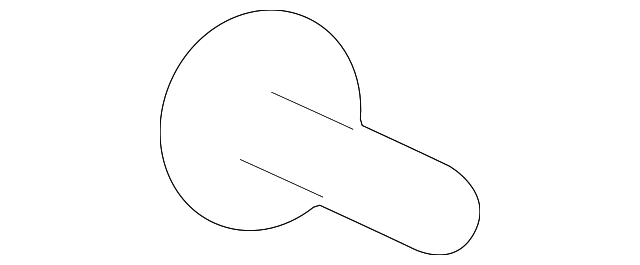 11546343 Деталь LOWER COVER RIVET, RIGHT