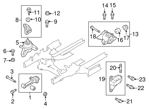 Sportage ENGINE & TRANS MOUNTING