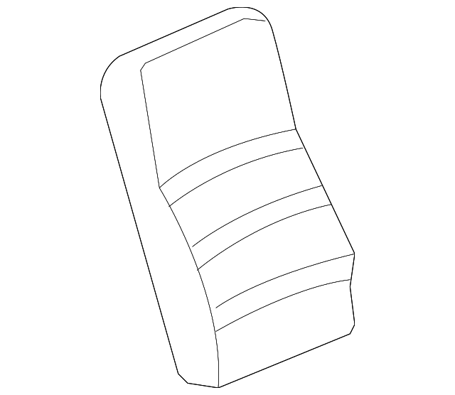 19250743 Деталь SEAT BACK COVER