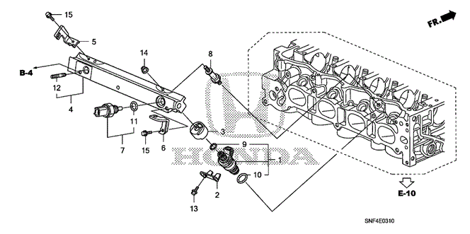 ENGINE/FUEL INJECTOR for 2008 Honda CIVIC NGV #1