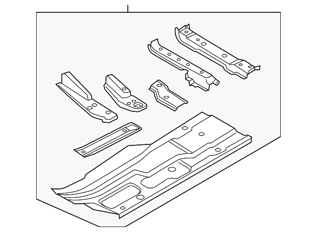41-11-7-354-832 FLOOR PAN ASSY, RIGHT