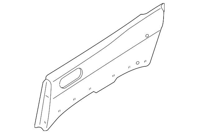 EG216853XB02 Деталь UPPER TRIM PANEL, RIGHT