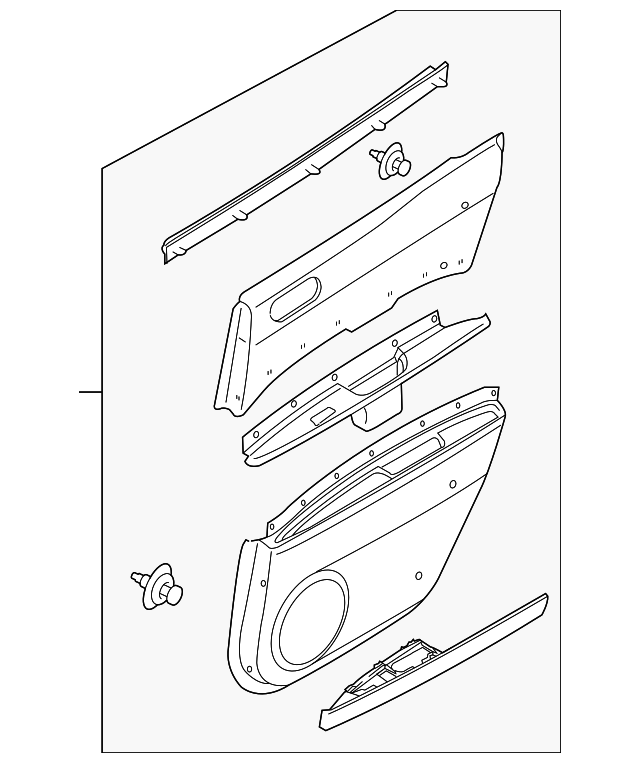 EH48-68-530H-02 DOOR TRIM PANEL, RIGHT
