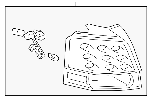 8330A379 Деталь COMBO LAMP ASSY, LEFT