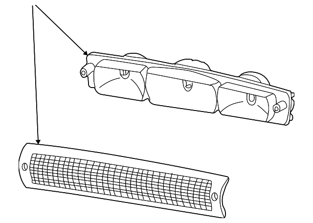 YC3Z13A613AA Деталь HIGH MOUNT LAMP