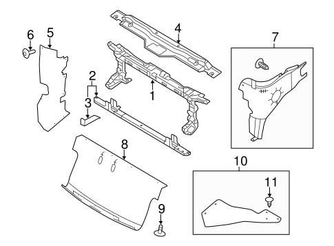 F-150 RADIATOR SUPPORT