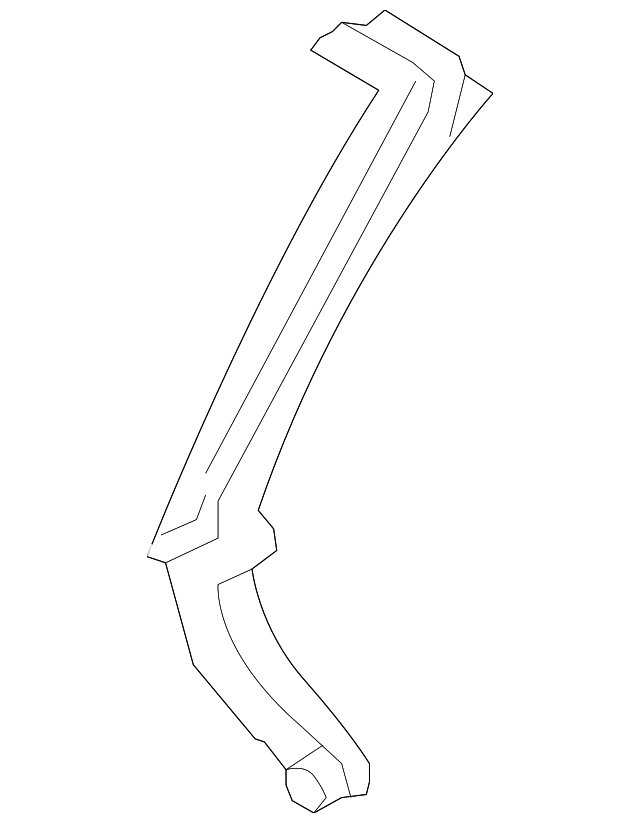 89024083 Деталь REAR RAIL, RIGHT