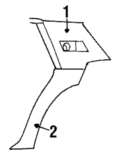 Fleetwood INTERIOR TRIM - QUARTER PANELS 2