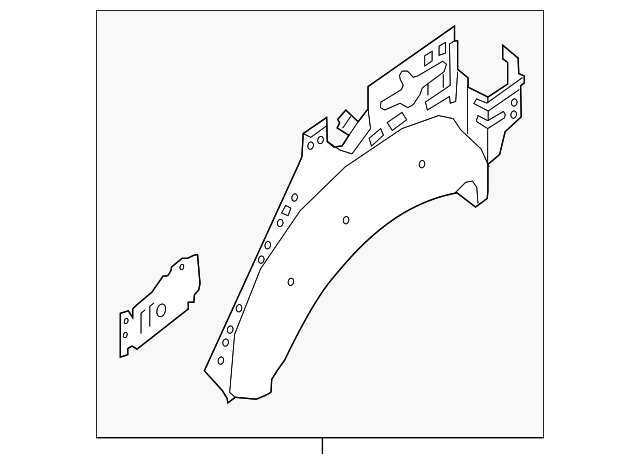 G6710-5HAMA Деталь WHEELHOUSE ASSY, RIGHT