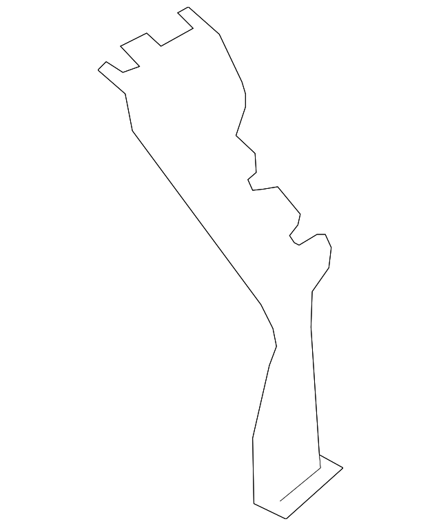 G6639-5HAMA Деталь PILLAR REINF, LEFT