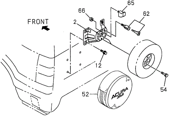 SLX SPARE TIRE - COVER