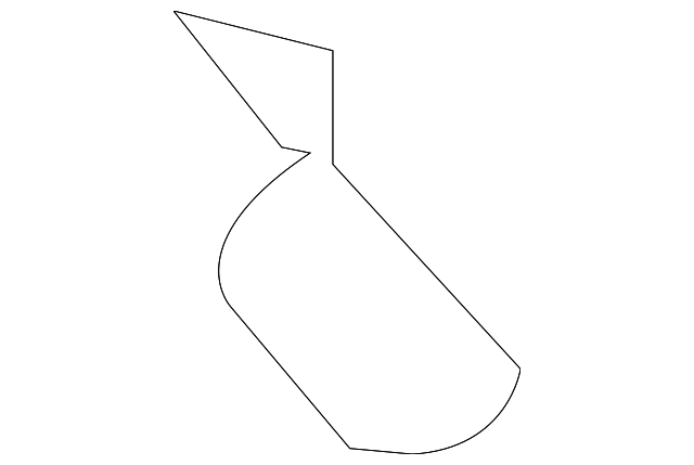 22720679 Деталь UPR CTR PLR TRIM PLUG, RIGHT