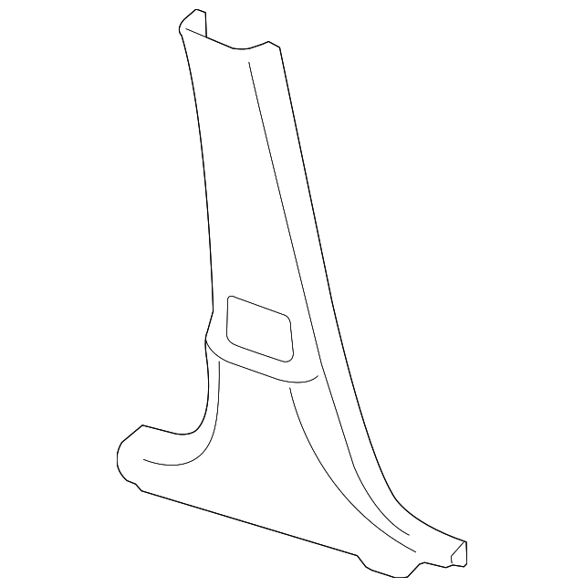 15253534 Деталь LWR CTR PLR TRIM, RIGHT