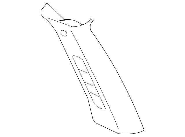 15248846 Деталь UPR CTR PLR TRIM, RIGHT
