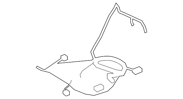 87021-1GR0A HARNESS, LEFT