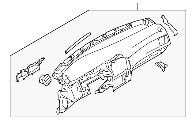 7311086Z00 Деталь INSTRUMENT PANEL