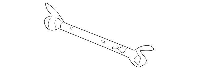 12493075 Деталь SEAT BACK FRAME STRAP, LEFT
