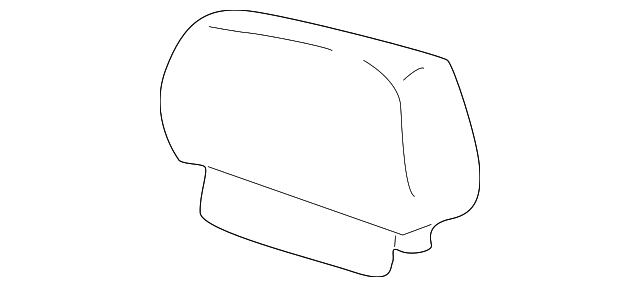 12492986 HEADREST COVER, LEFT