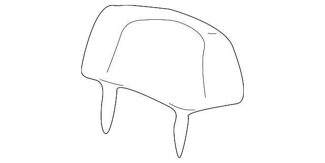 88954049 Деталь HEADREST PAD, RIGHT