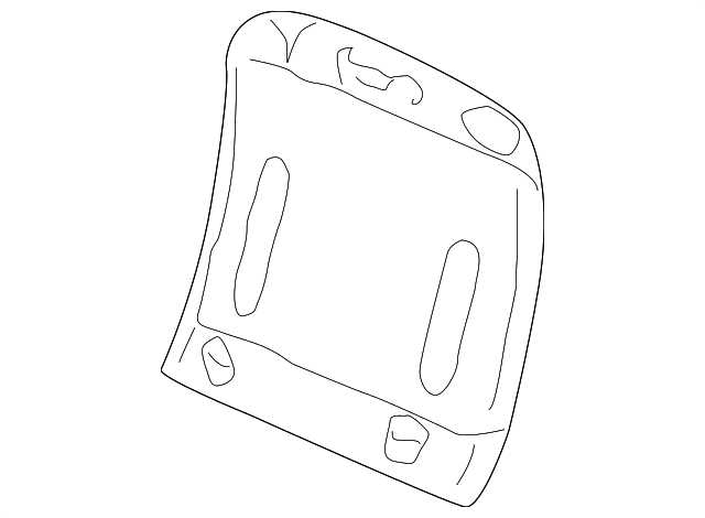 12493373 SEAT BACK PANEL, RIGHT