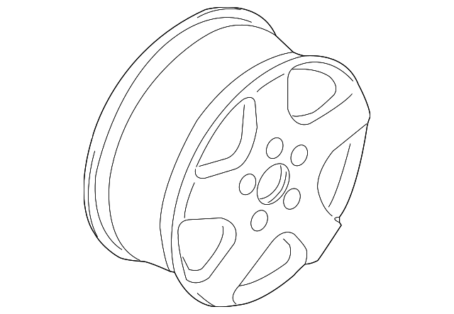 7L6-601-025-B-Z31 Деталь WHEEL, ALLOY