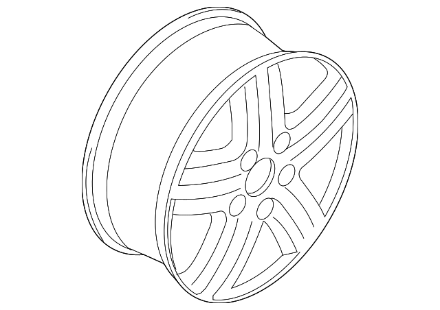 7L6-601-025-BF-8Z8 Деталь WHEEL, ALLOY