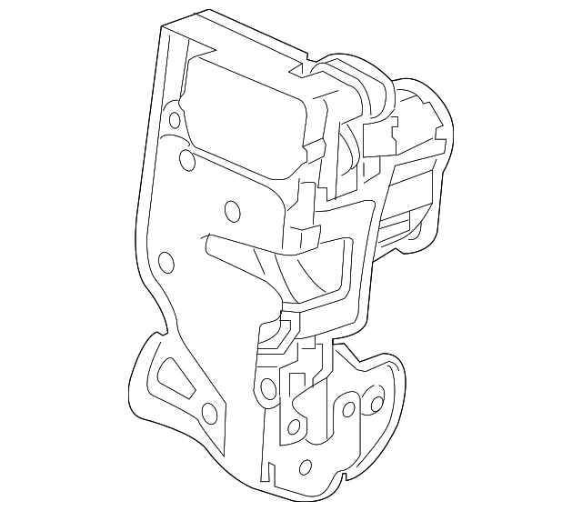 89044526 Деталь LOCK, LEFT