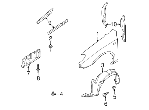 Elantra FENDER & COMPONENTS