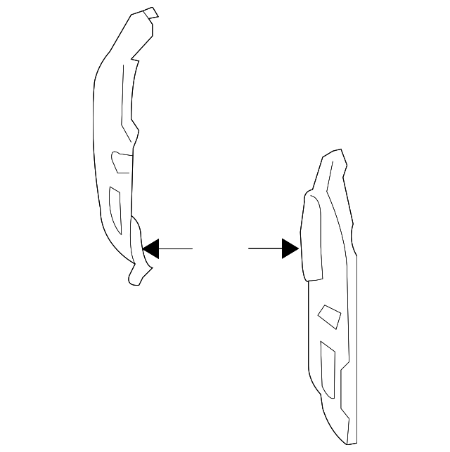 84116-2H000 Деталь INSULATOR, LEFT