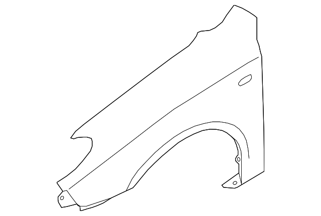 66311-2H022 Деталь FENDER, LEFT
