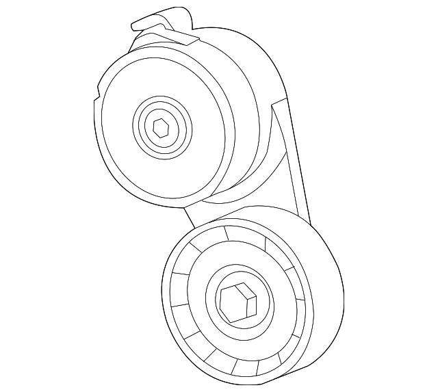 68081718AB Деталь SERPENTINE TENSIONER