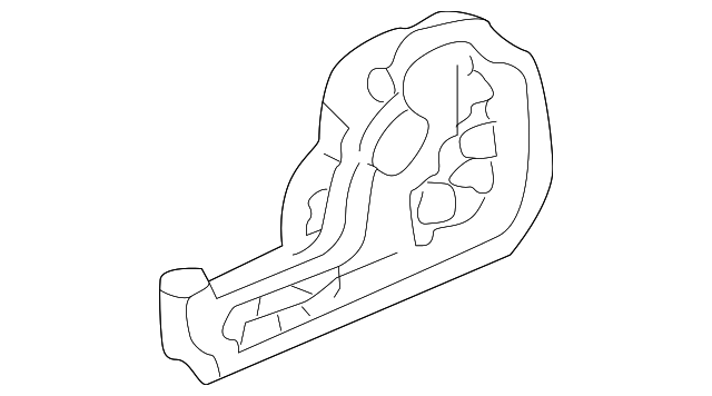 81238-S2A-003ZA Деталь COVER, R. RECLINING *NH167L* (GRAPHITE B
