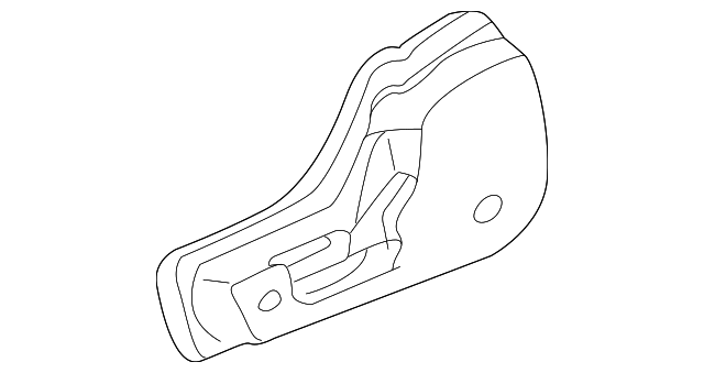 81638-S2A-003ZA Деталь COVER, L. RECLINING *NH167L* (GRAPHITE B