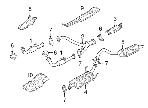 Sorento EXHAUST COMPONENTS