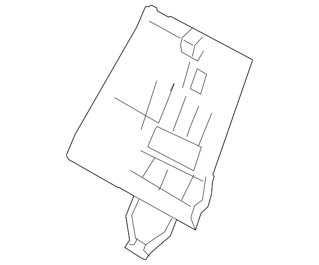 89440-4Z200RYN Деталь SEAT BACK PANEL