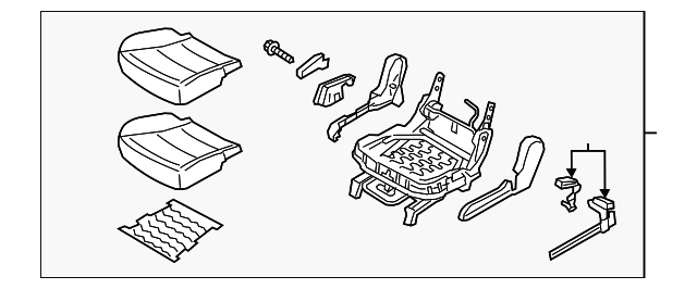 89200-1U700BD7 Деталь CUSHION ASSY