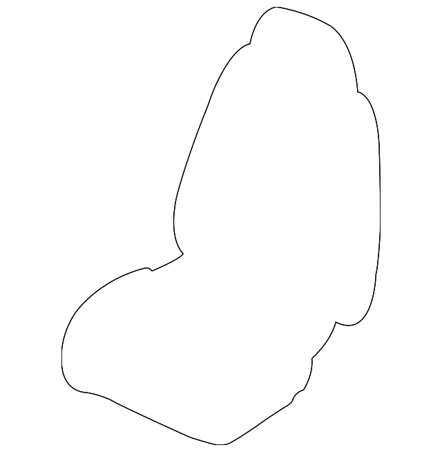 WK781DVAB Деталь SEAT BACK, LEFT