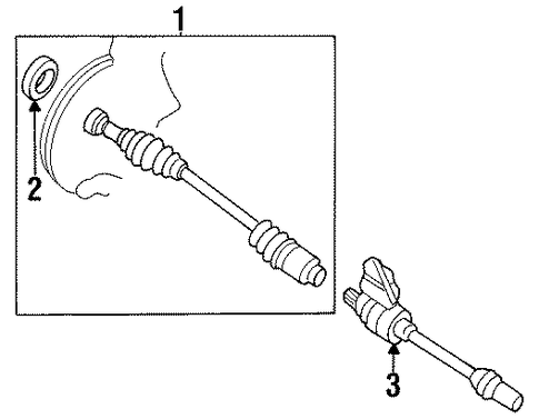 Sephia DRIVE AXLES